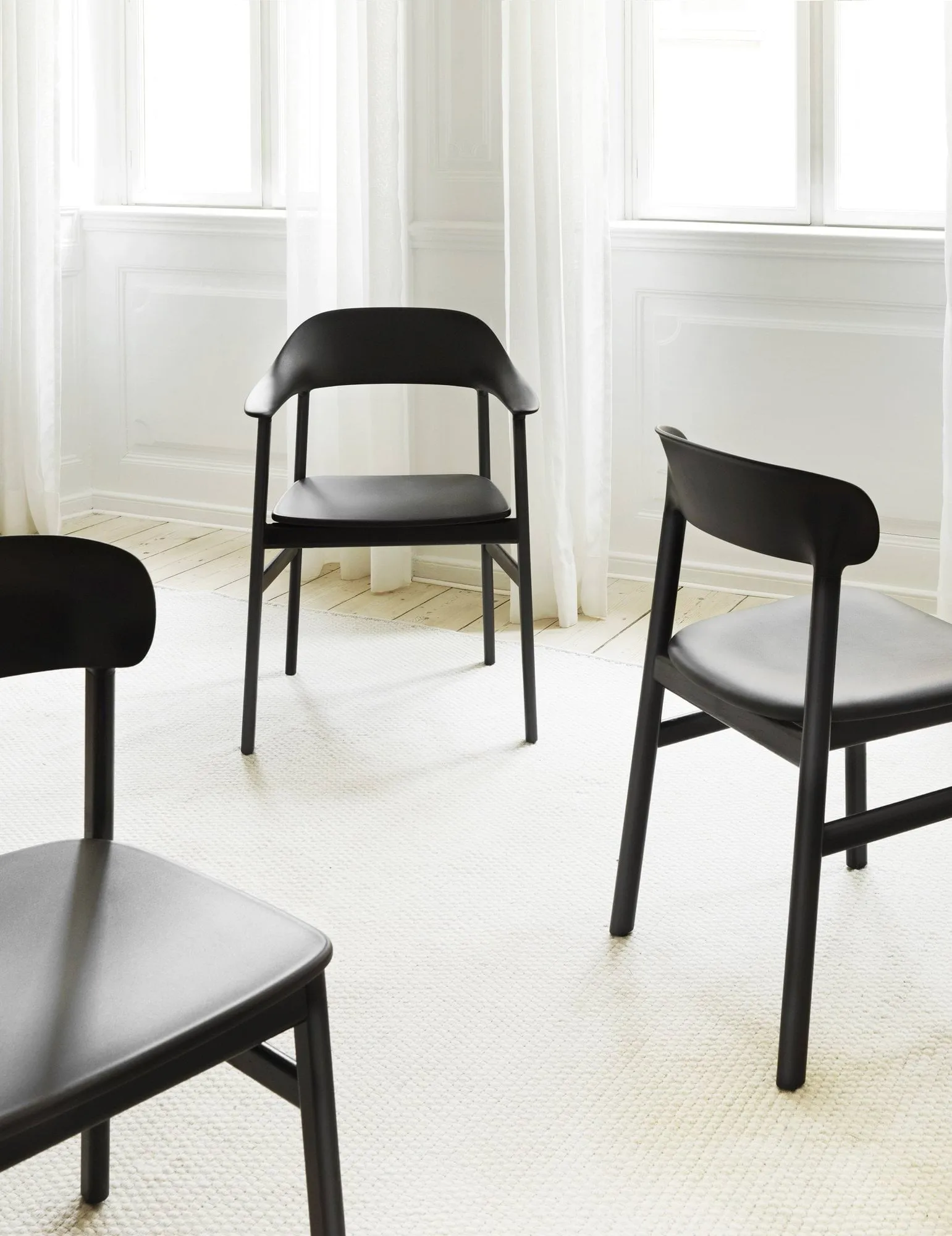 Herit armchair oak, Dusty Green Normann Copenhagen