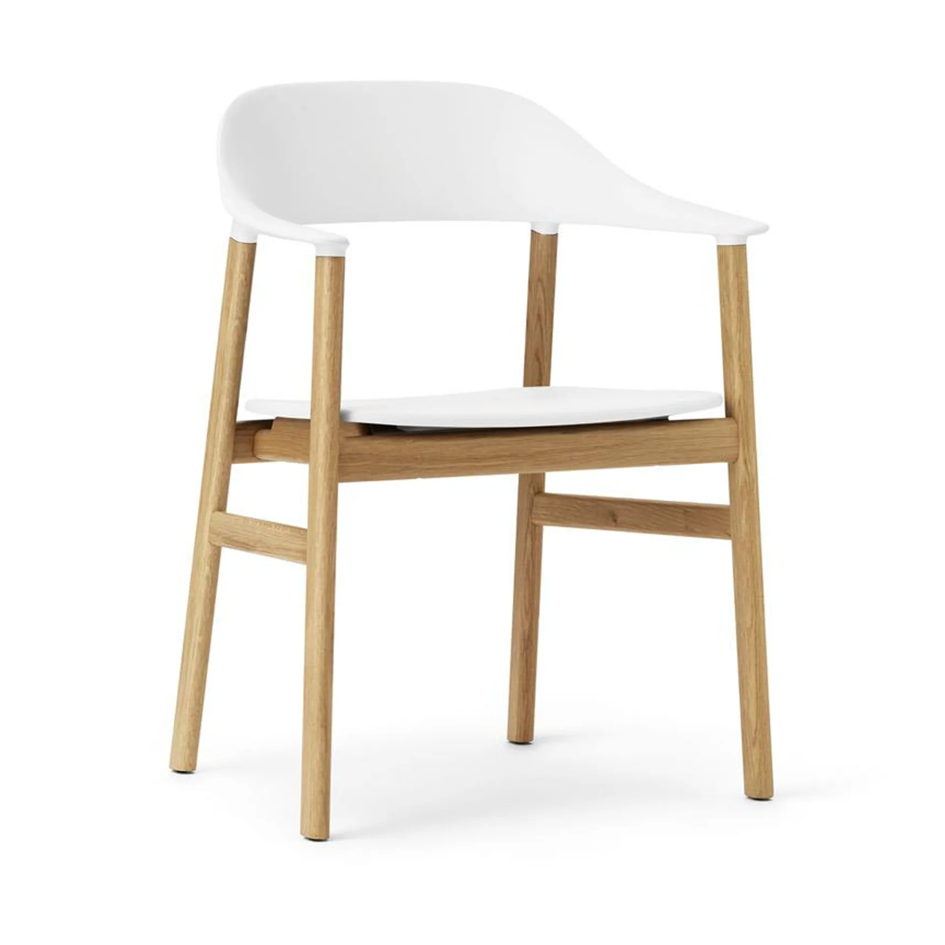 Herit armchair oak, White Normann Copenhagen
