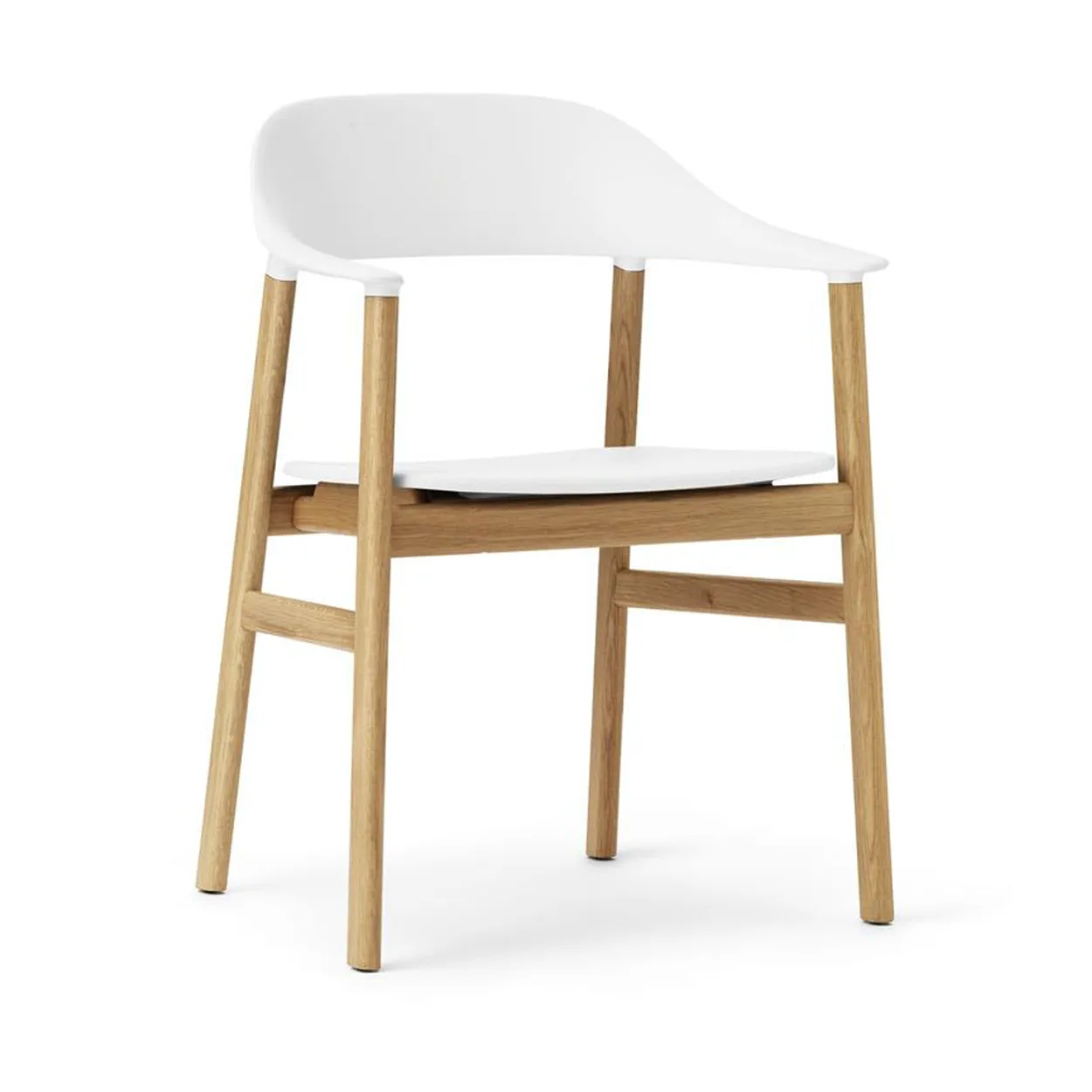 Normann Copenhagen Herit armchair oak White | Scandinavian Design | Chairs | White