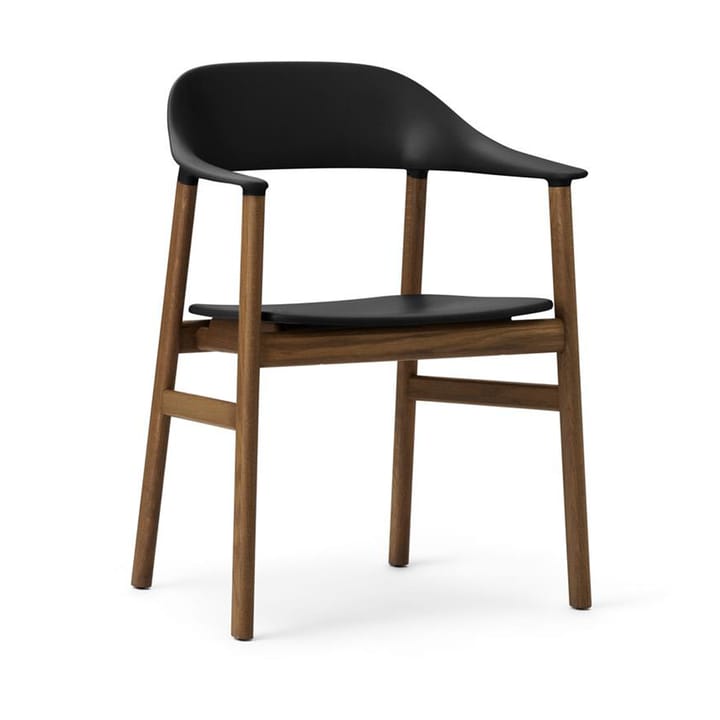 Herit armchair smoked oak - Black - Normann Copenhagen