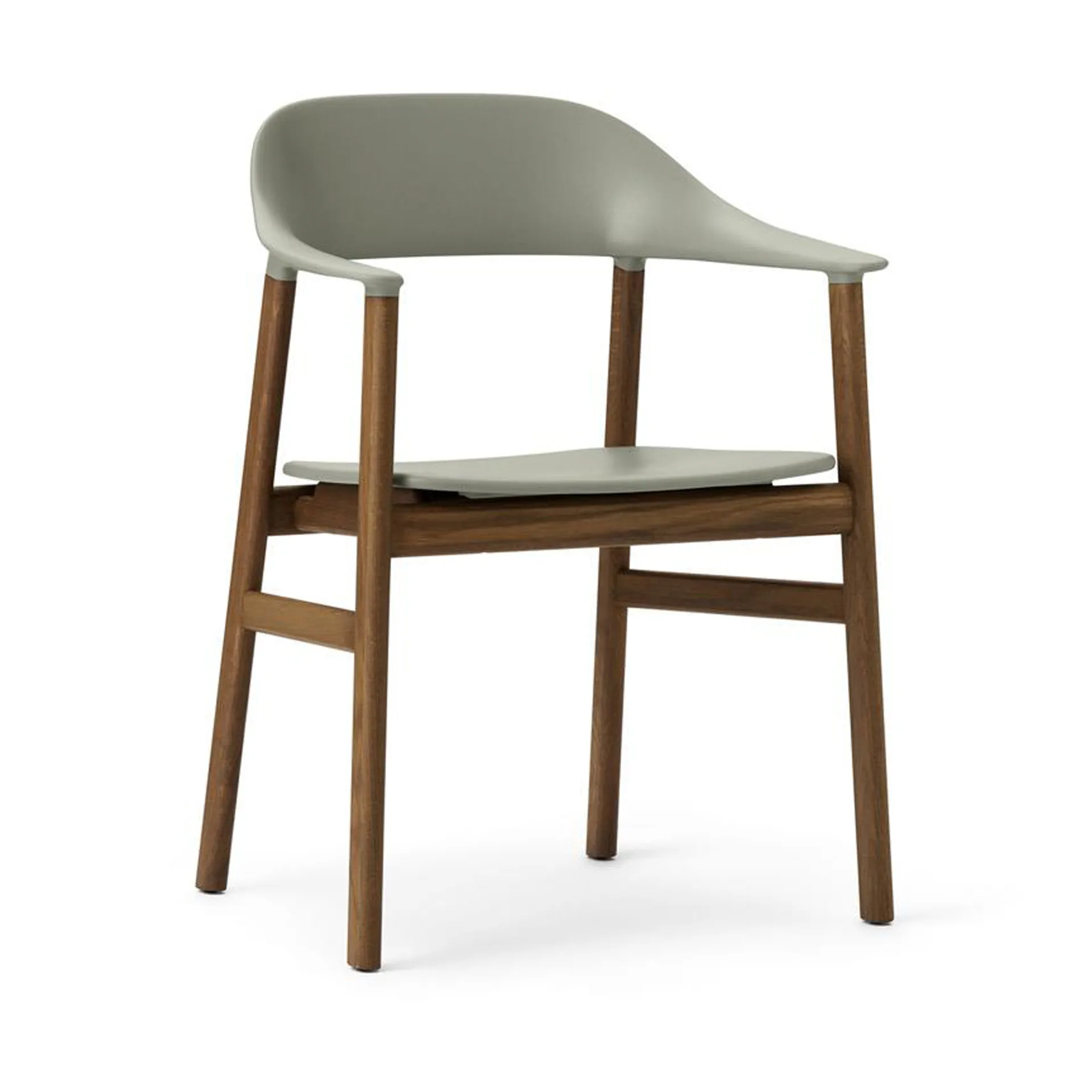 Herit armchair smoked oak, Dusty Green Normann Copenhagen
