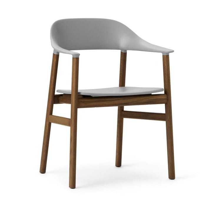 Herit armchair smoked oak - Grey - Normann Copenhagen