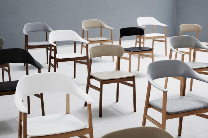 Herit armchair smoked oak - White - Normann Copenhagen