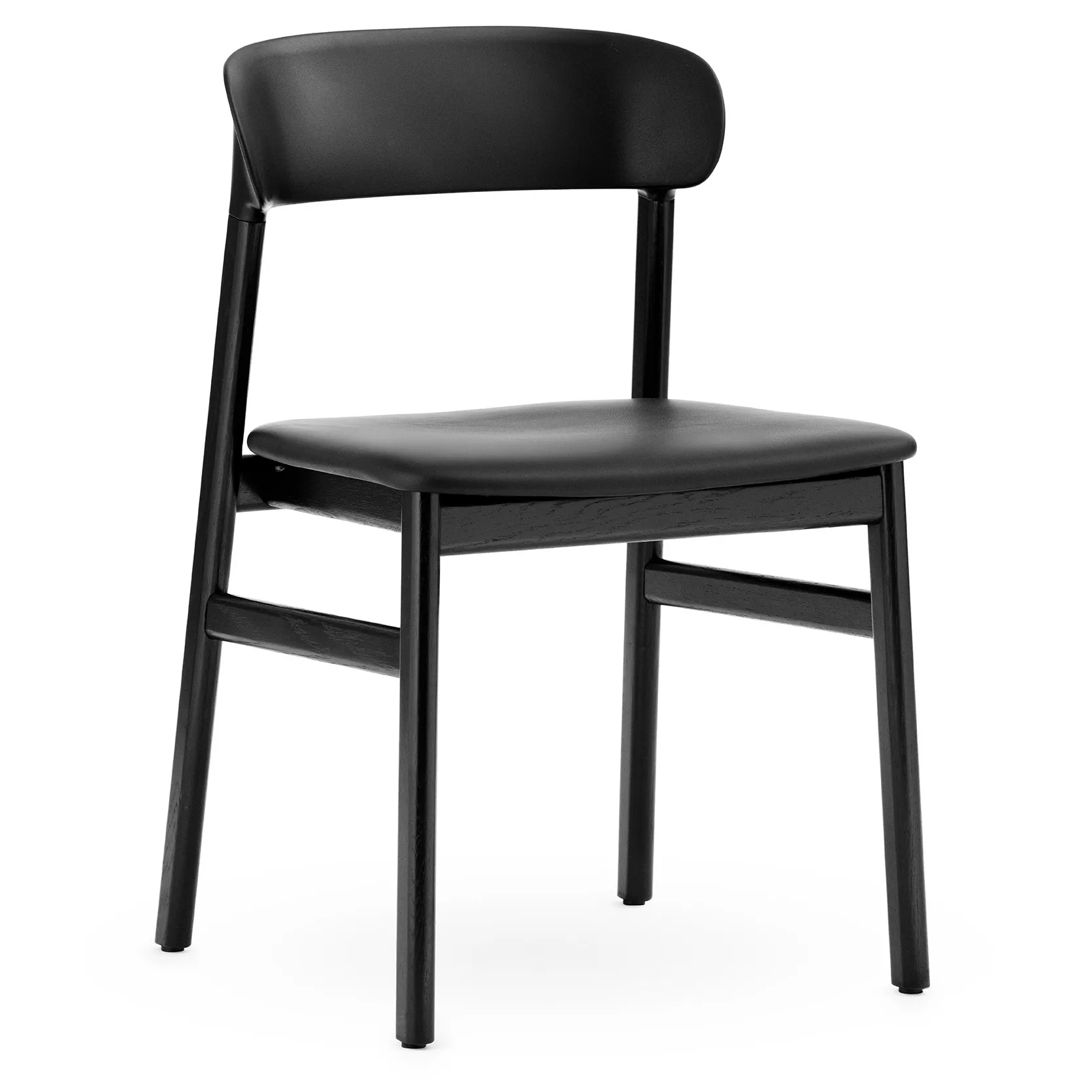 Herit chair leather-black oak, black Normann Copenhagen