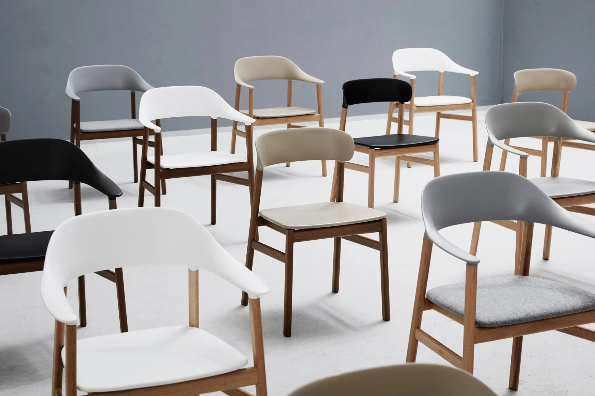 Herit chair smoked oak, Grey Normann Copenhagen