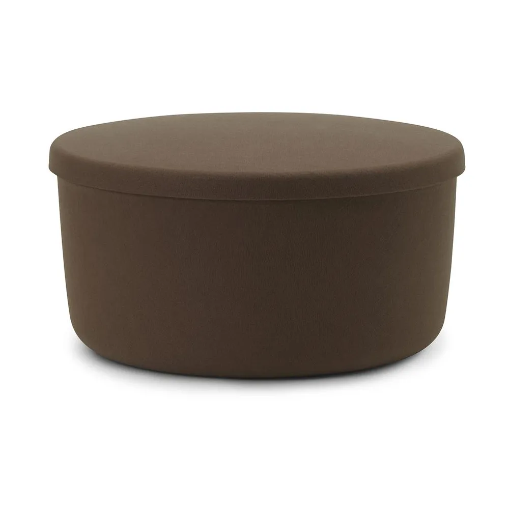Hide Storage large ottoman, Brown Normann Copenhagen