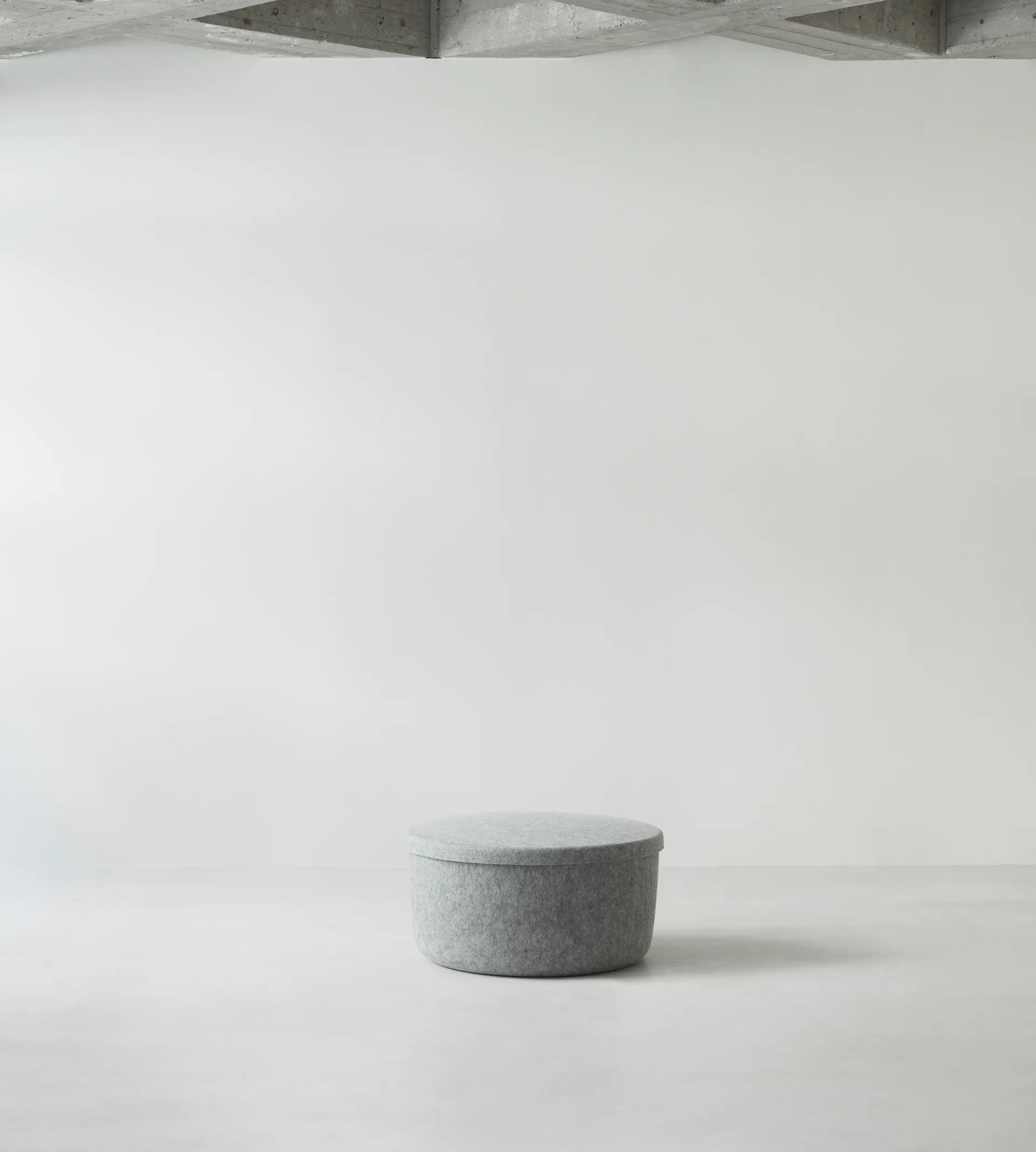 Hide Storage large ottoman, Grey Normann Copenhagen