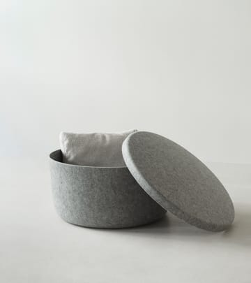 Hide Storage large ottoman - Grey - Normann Copenhagen