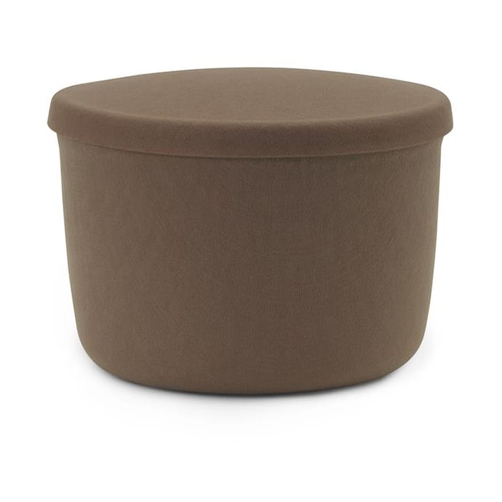 Hide Storage small ottoman - Brown - Normann Copenhagen