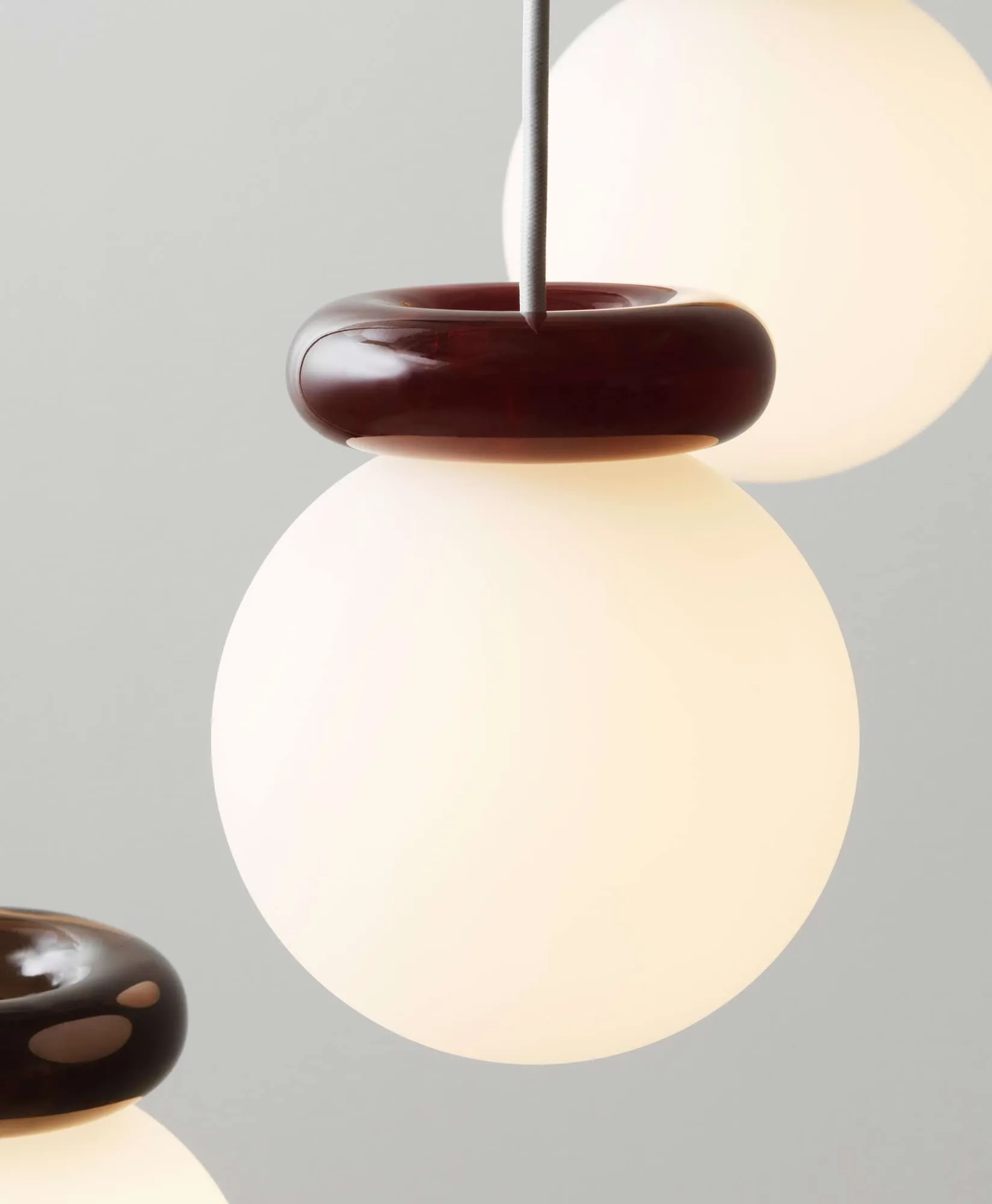Hinx pendant lamp, Burgundy, Ø15x18 cm Normann Copenhagen