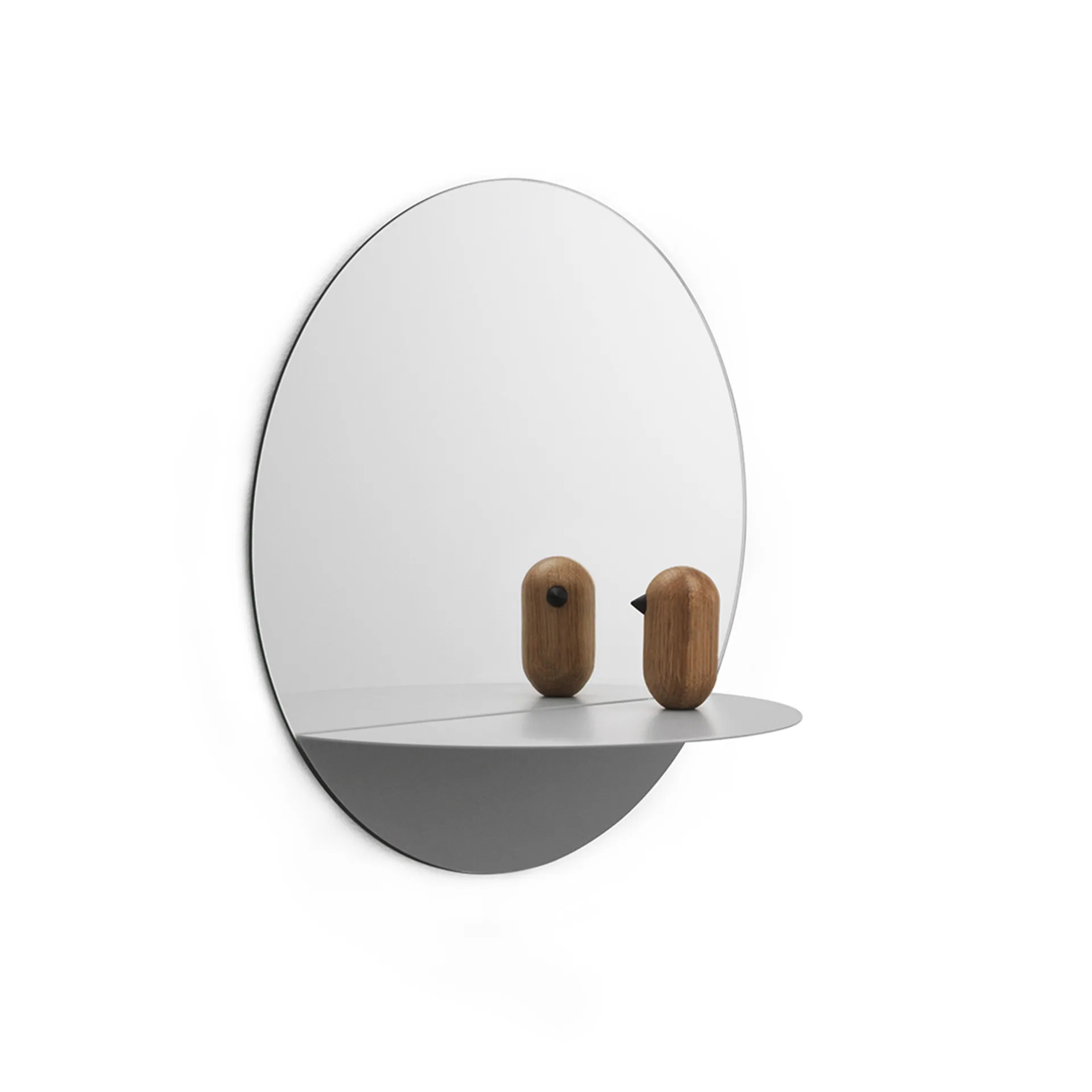 Horizon mirror round, grey Normann Copenhagen