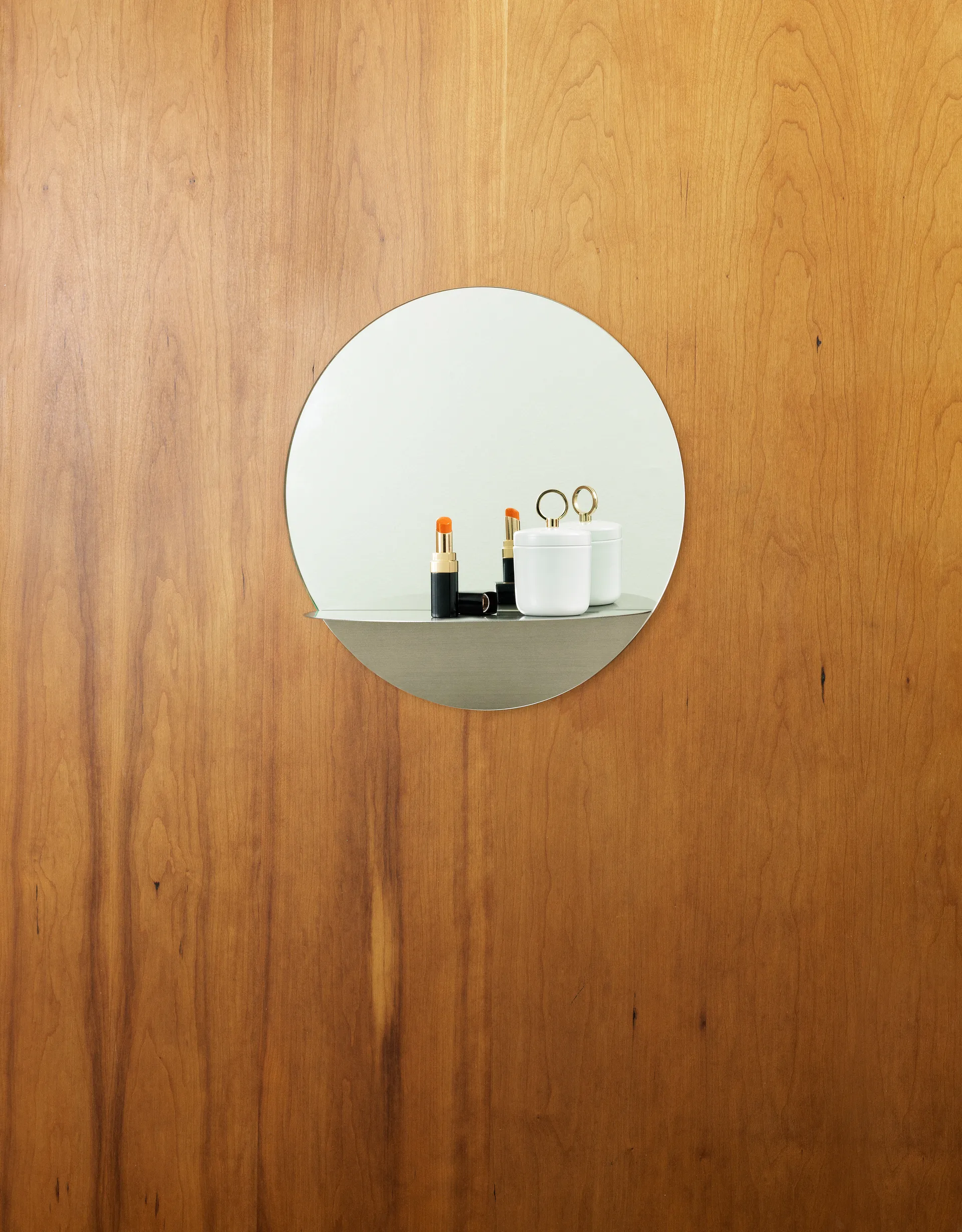 Horizon mirror round, Stainless steel Normann Copenhagen