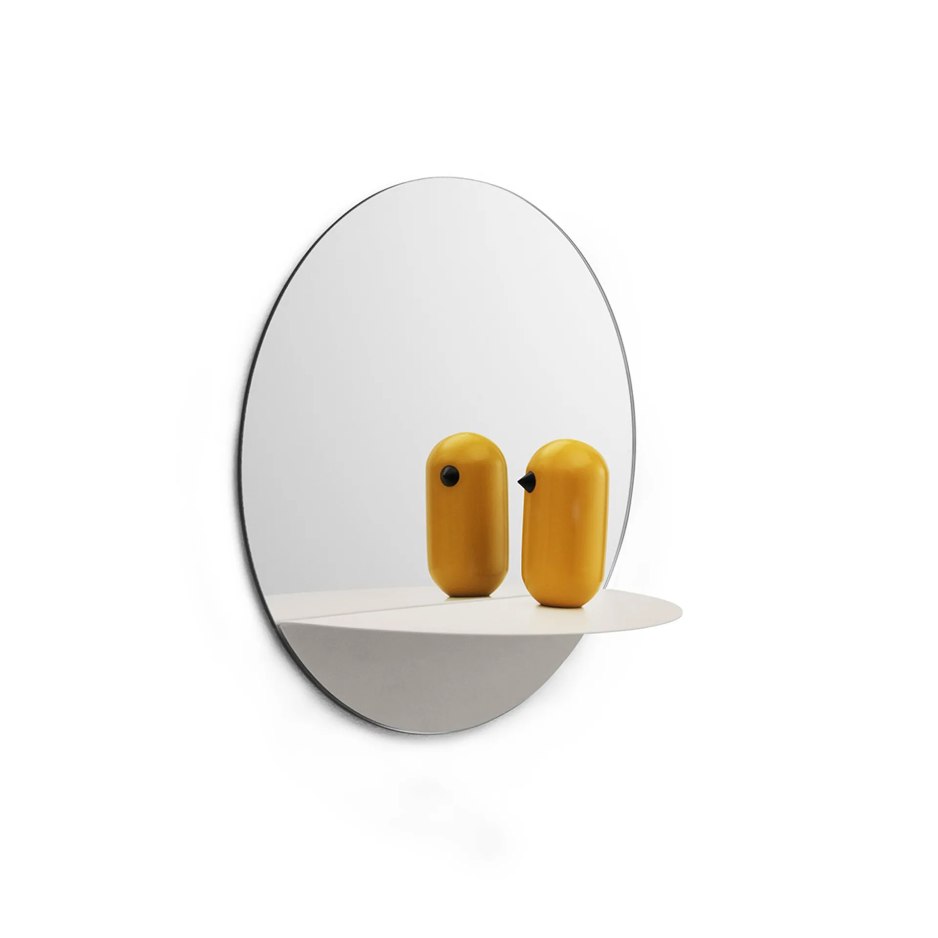 Horizon mirror round, white Normann Copenhagen