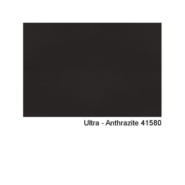 Hyg armchair - Leather ultra 41580 anthracite, base in aluminium - Normann Copenhagen