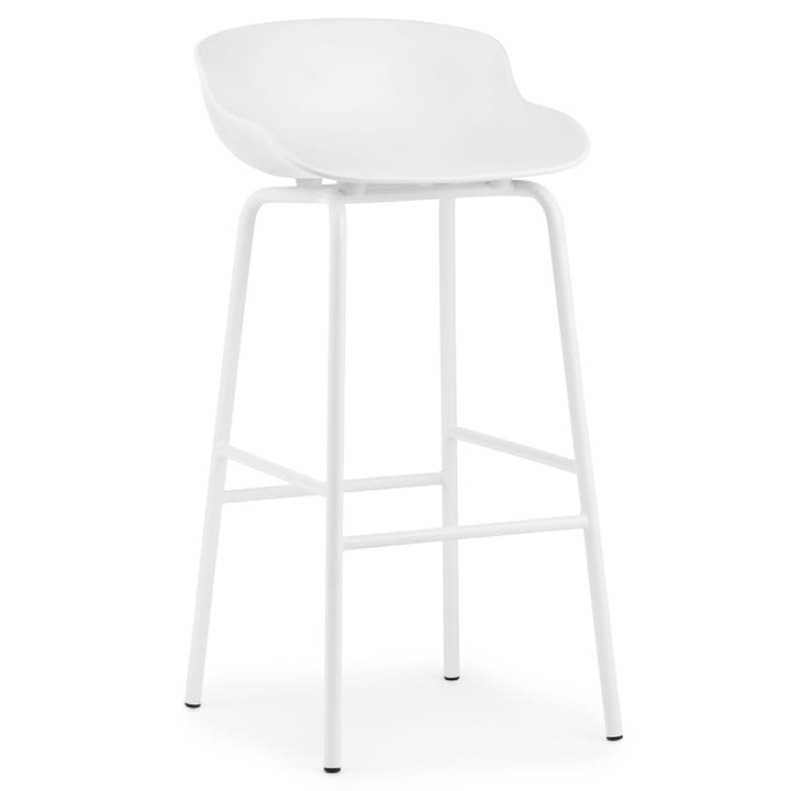 Hyg barstool metal legs 75 cm - White - Normann Copenhagen