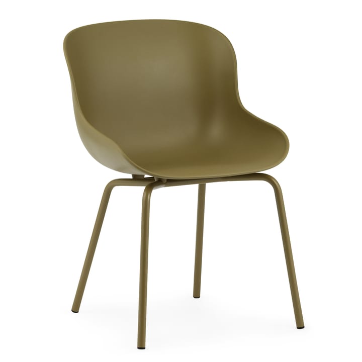 Hyg chair metal legs - Olive green - Normann Copenhagen