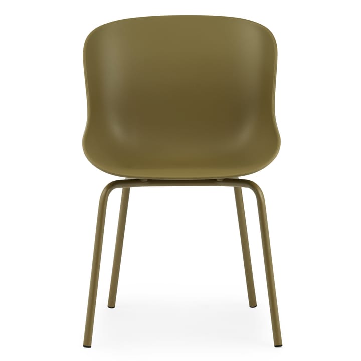 Hyg chair metal legs - Olive green - Normann Copenhagen
