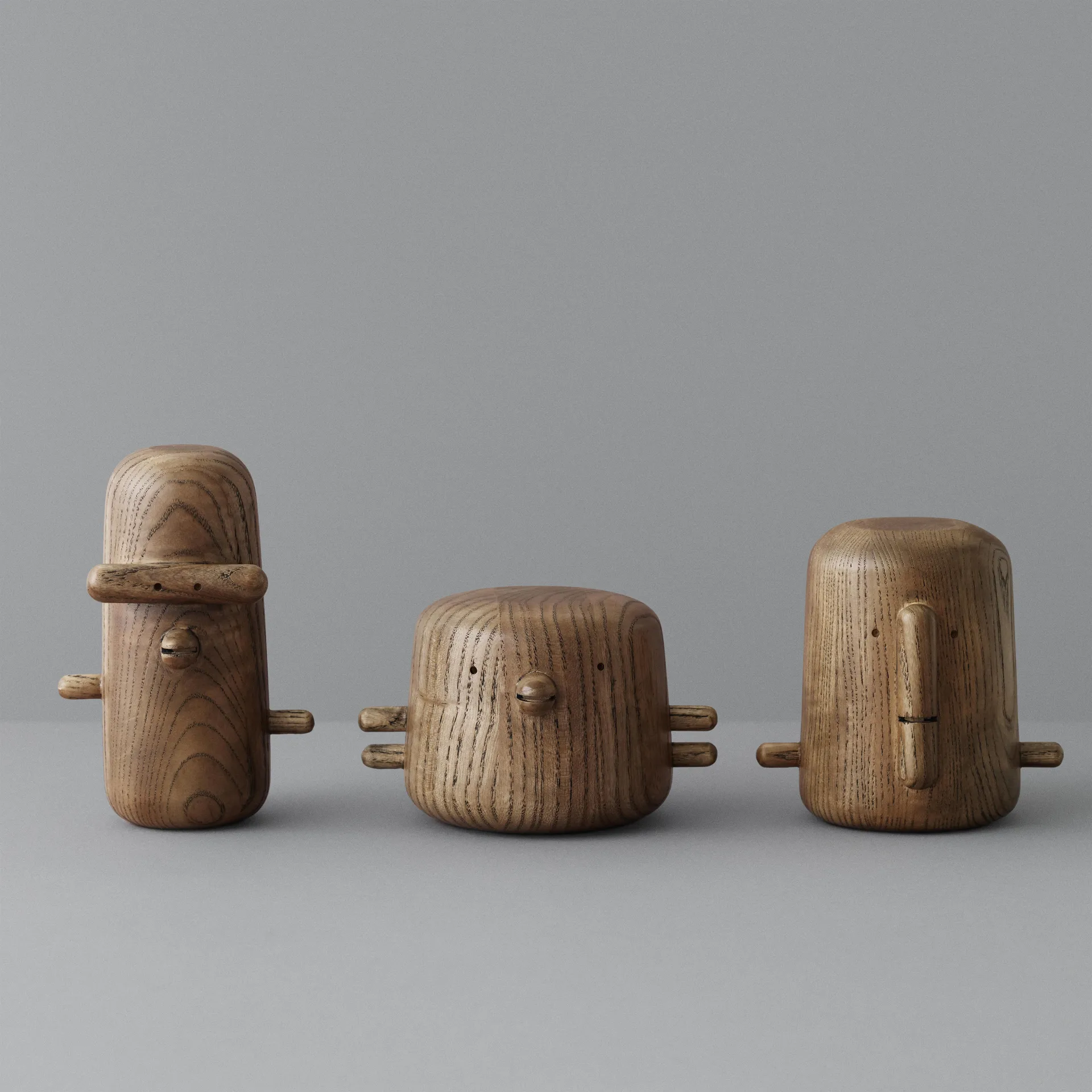 Ichi Ni San wooden figure, Ichi Normann Copenhagen