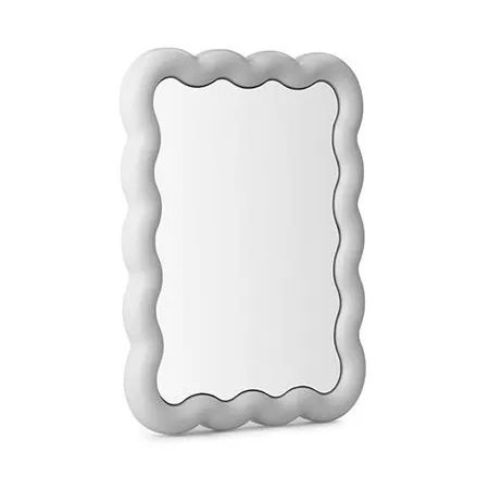 Normann Copenhagen Illu mirror 65x50 cm White | Scandinavian Design | Wall mirrors | White