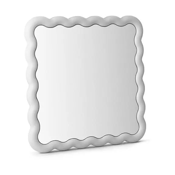Normann Copenhagen Illu mirror 80x80 cm White | Scandinavian Design | Wall mirrors | White