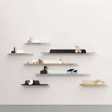 Jet shelf - Black, aluminium, 80 cm - Normann Copenhagen