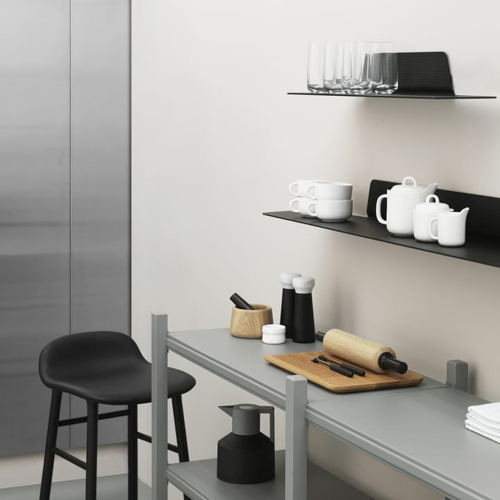 Jet shelf - Black, aluminium, 80 cm - Normann Copenhagen