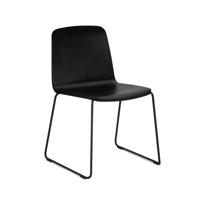 Just chair - Black, black edge, black metal stand - Normann Copenhagen