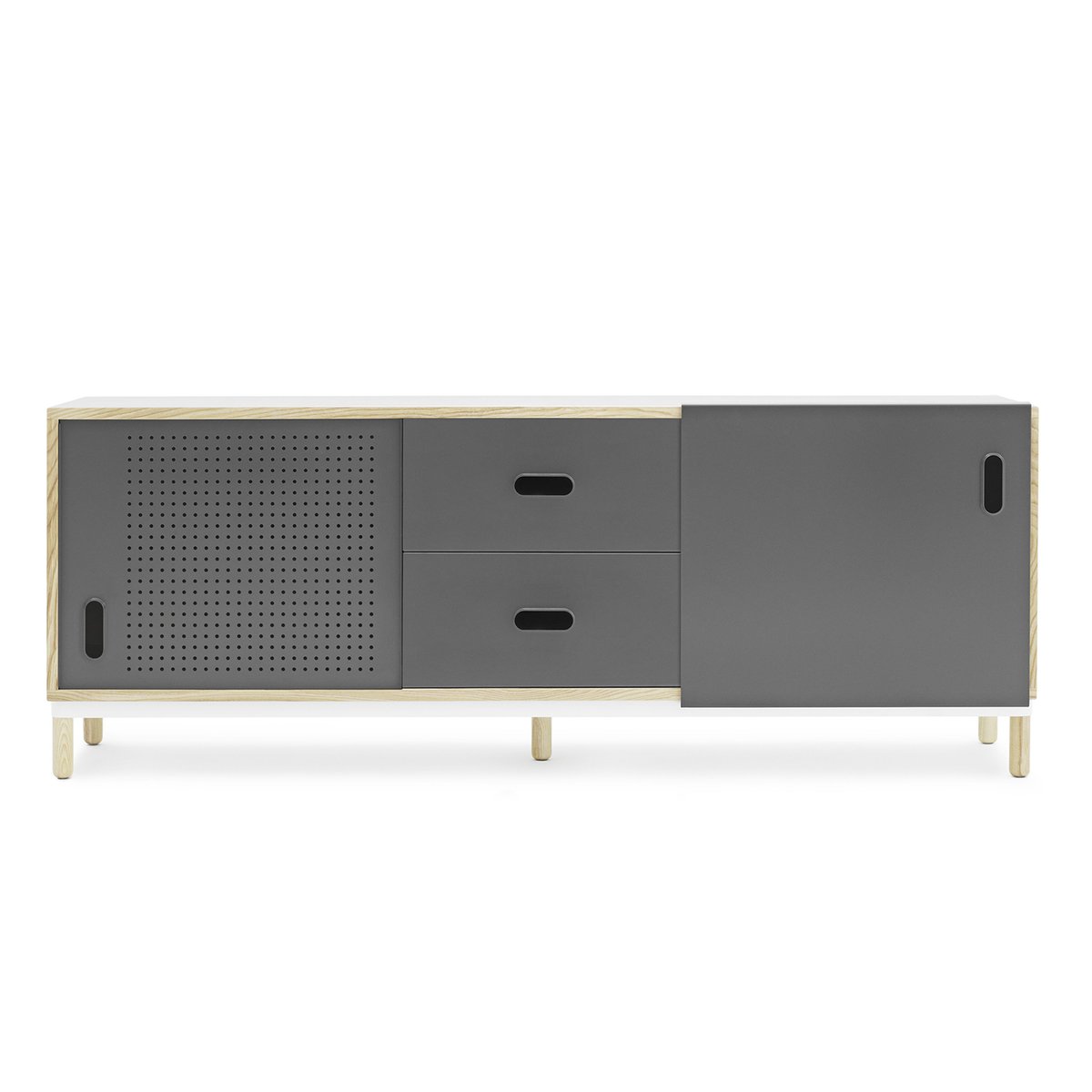 Normann Copenhagen Kabino Sideboard Large Grey | Scandinavian Design | Dressers & sideboards | Grey