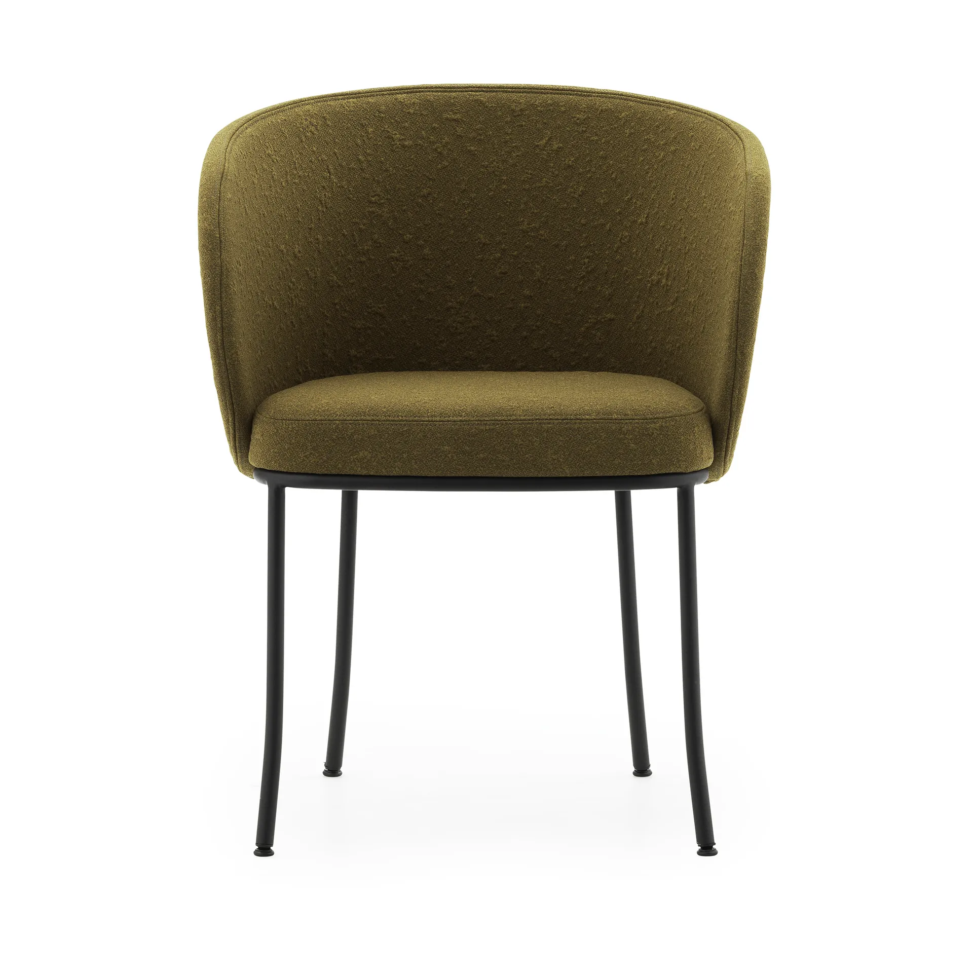 Knit armchair, Olive-black steel Normann Copenhagen