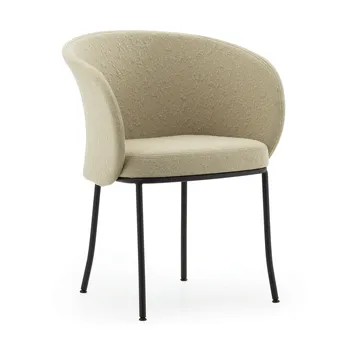 Knit armchair - Sand-black steel - Normann Copenhagen