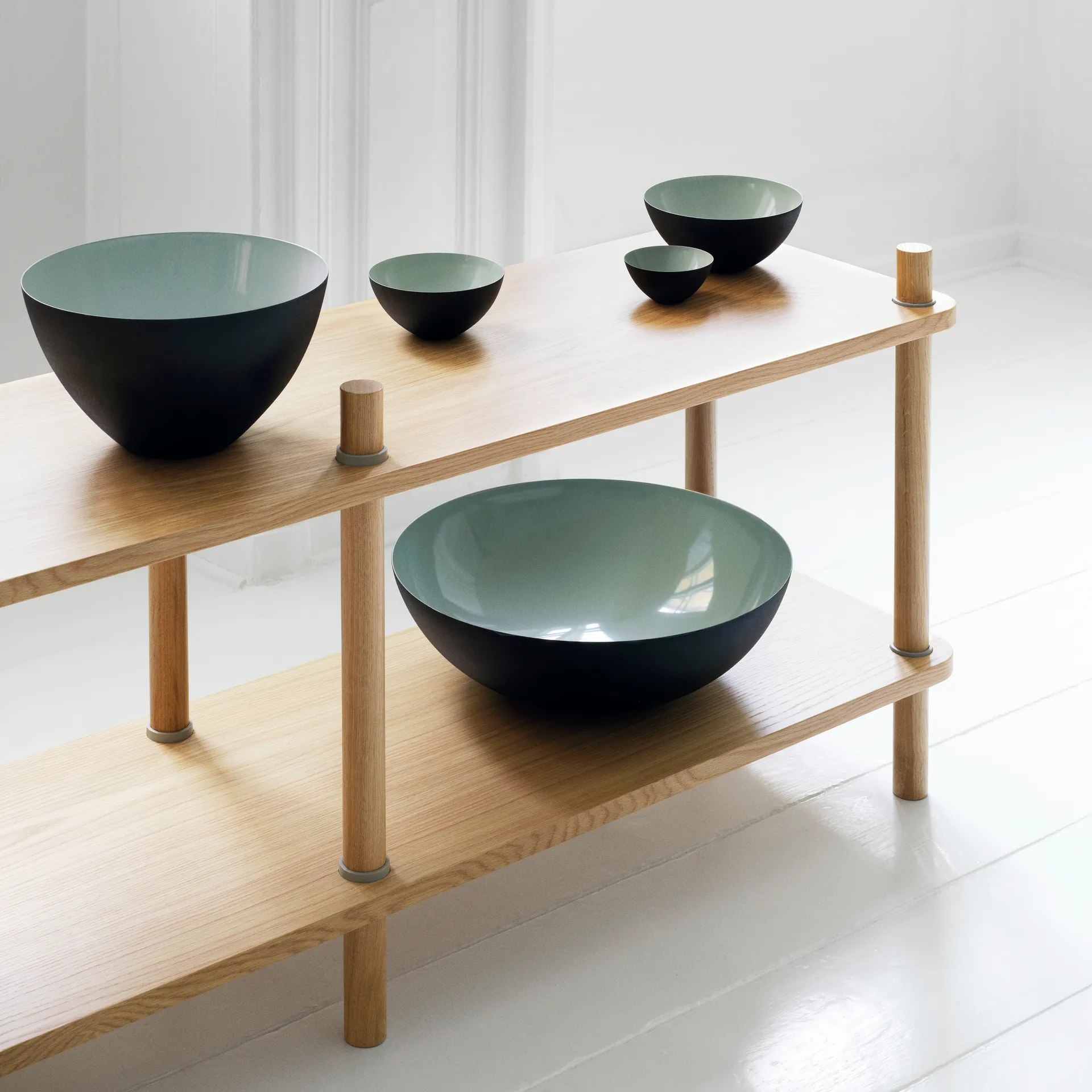 Krenit bowl dusty green, Ø25 cm Normann Copenhagen