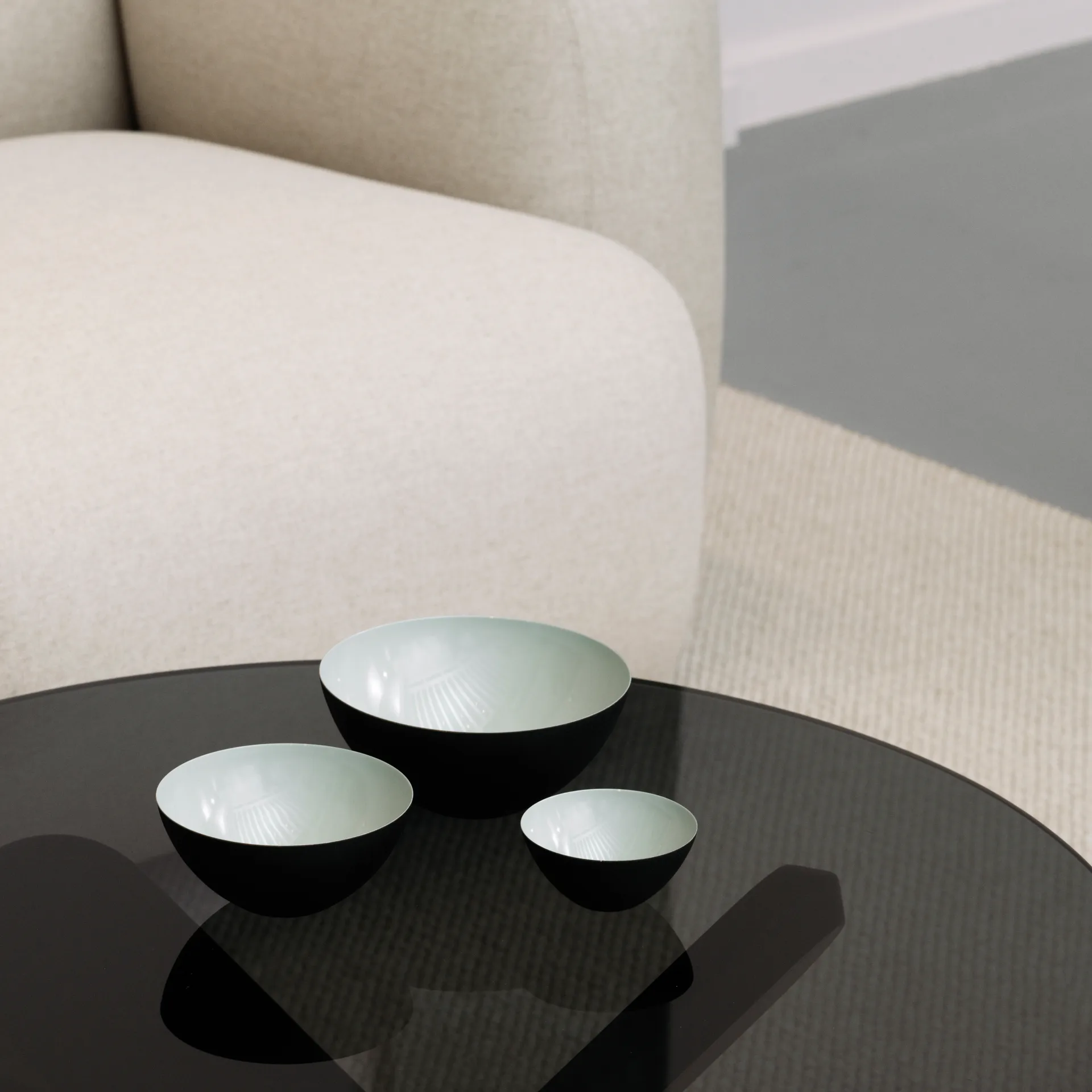 Krenit bowl dusty green, Ø8.4 cm Normann Copenhagen