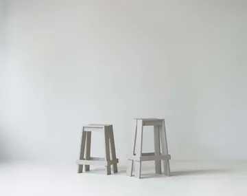 Let bar stool 75 cm - Light Grey - Normann Copenhagen
