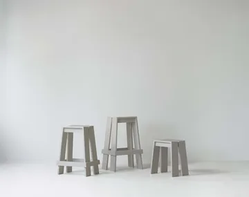 Let bar stool 75 cm - Light Grey - Normann Copenhagen