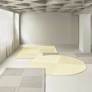 Level wool rug - Light yellow, 170x240 cm - Normann Copenhagen