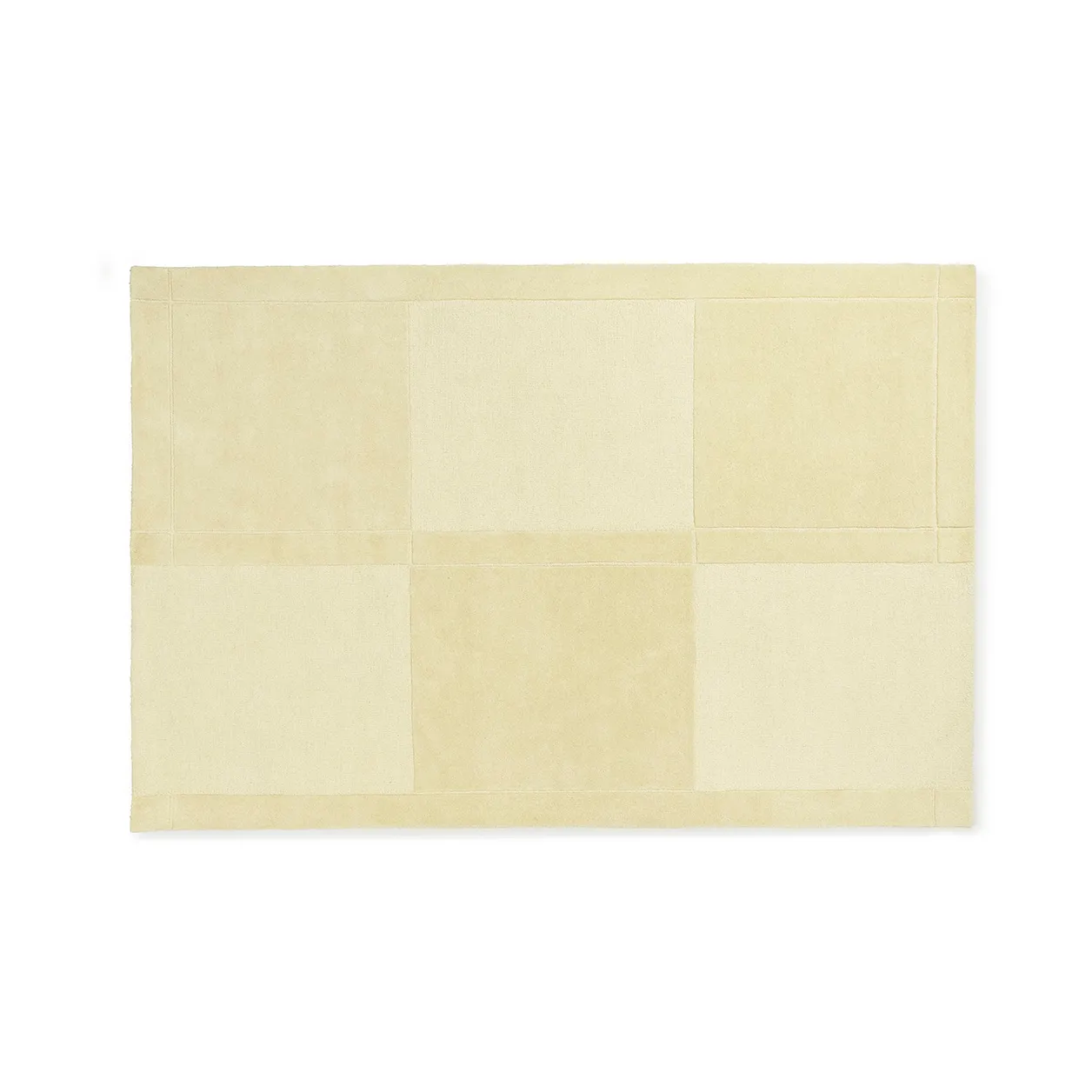 Level wool rug, Light yellow, 200x300 cm Normann Copenhagen