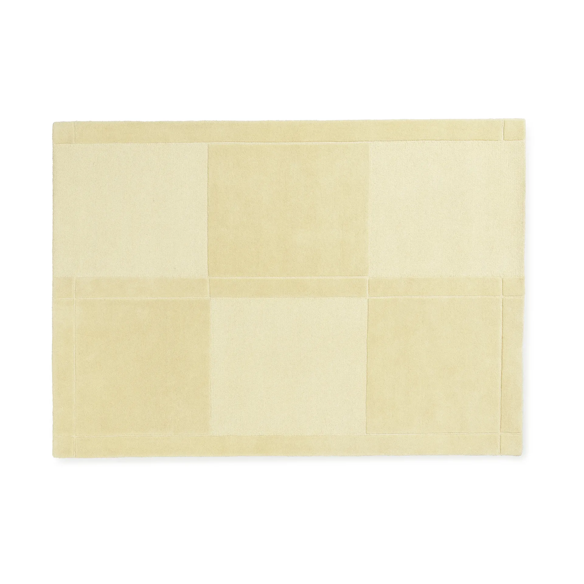 Level wool rug, Light yellow, 250x350 cm Normann Copenhagen