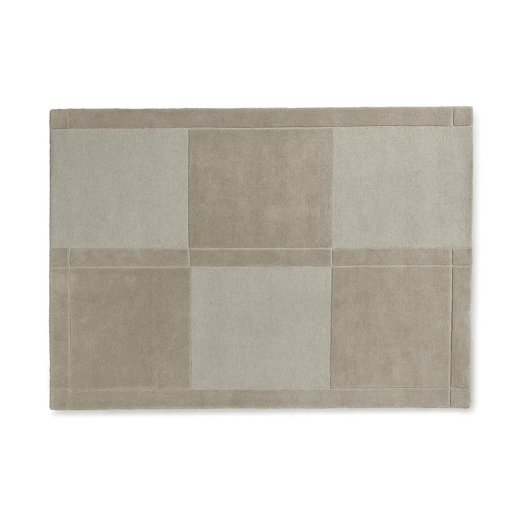 Normann Copenhagen Level wool rug Warm grey, 170x240 cm
