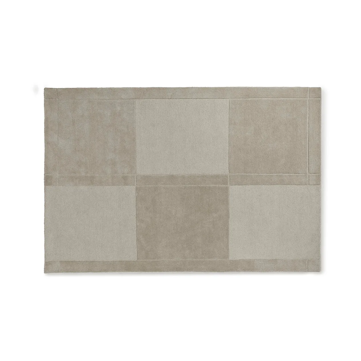 Level wool rug, Warm grey, 200x300 cm Normann Copenhagen