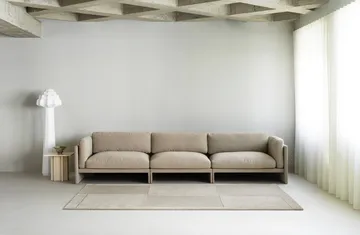 Level wool rug - Warm grey, 200x300 cm - Normann Copenhagen