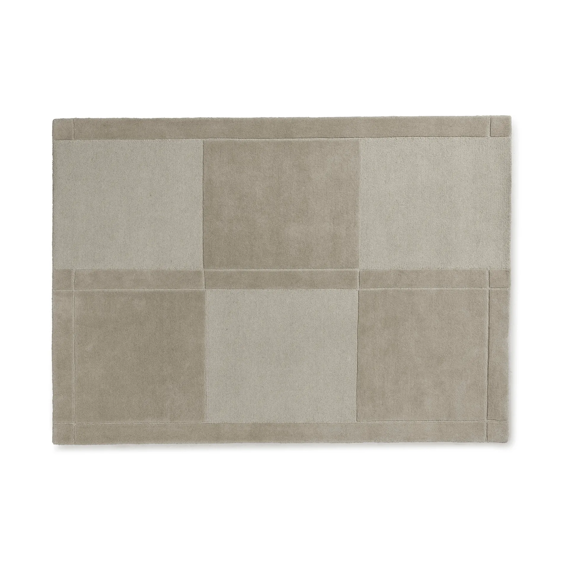 Level wool rug, Warm grey, 250x350 cm Normann Copenhagen