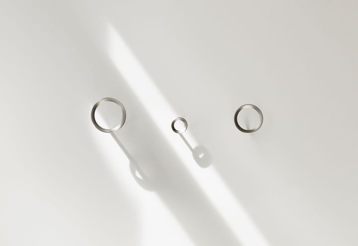 Loop hook large Ø9.4 cm - Brushed Zinc - Normann Copenhagen