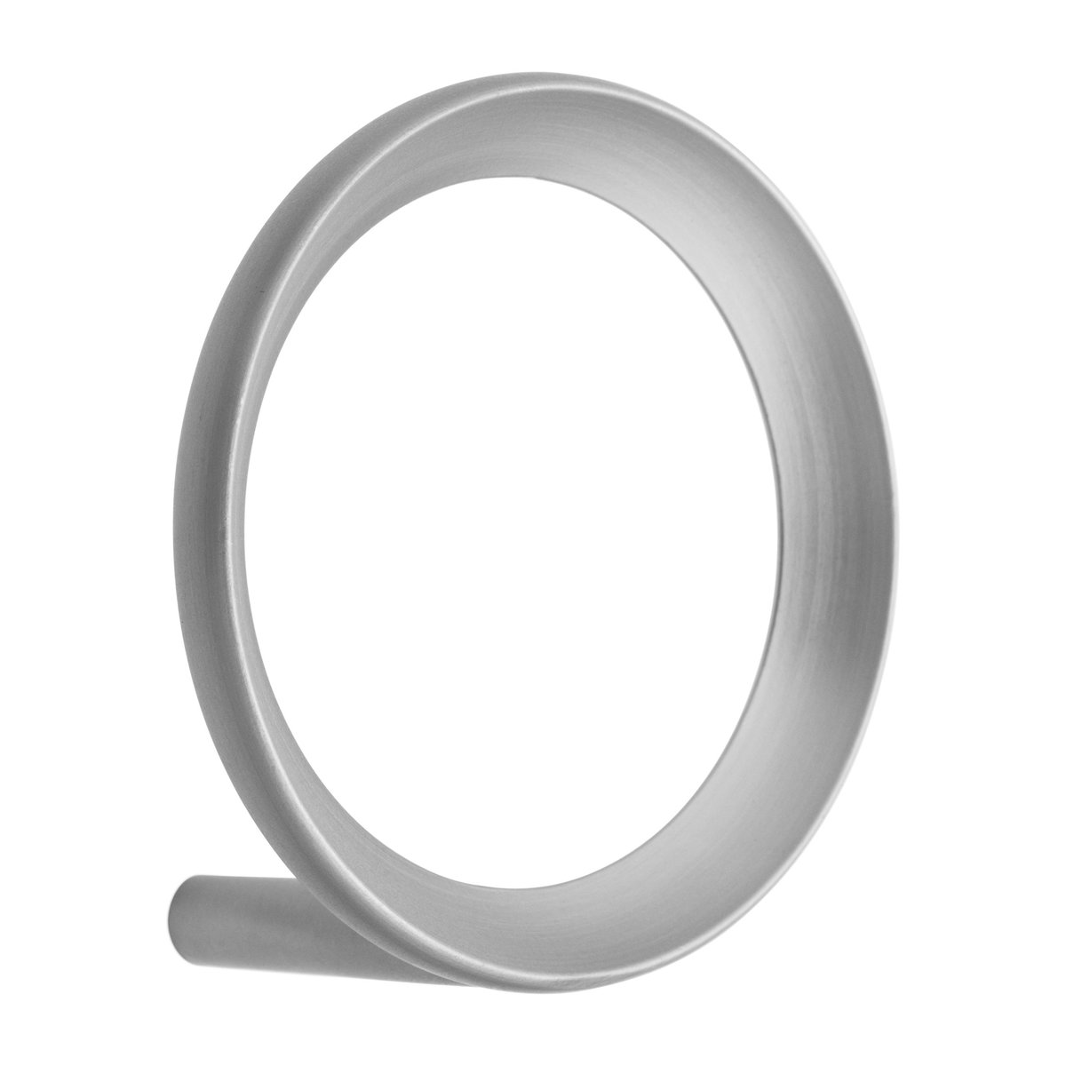 Normann Copenhagen Loop hook medium Ø7.8 cm Brushed Zinc