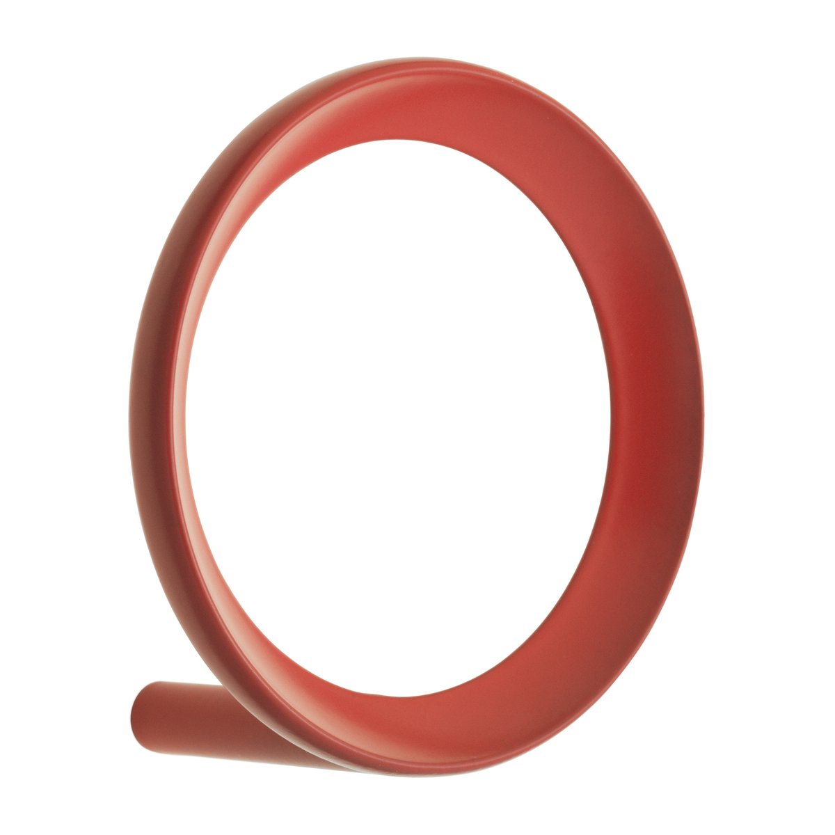Normann Copenhagen Loop hook medium Ø7.8 cm Red | Scandinavian Design | Clothes hooks & hangers | Red