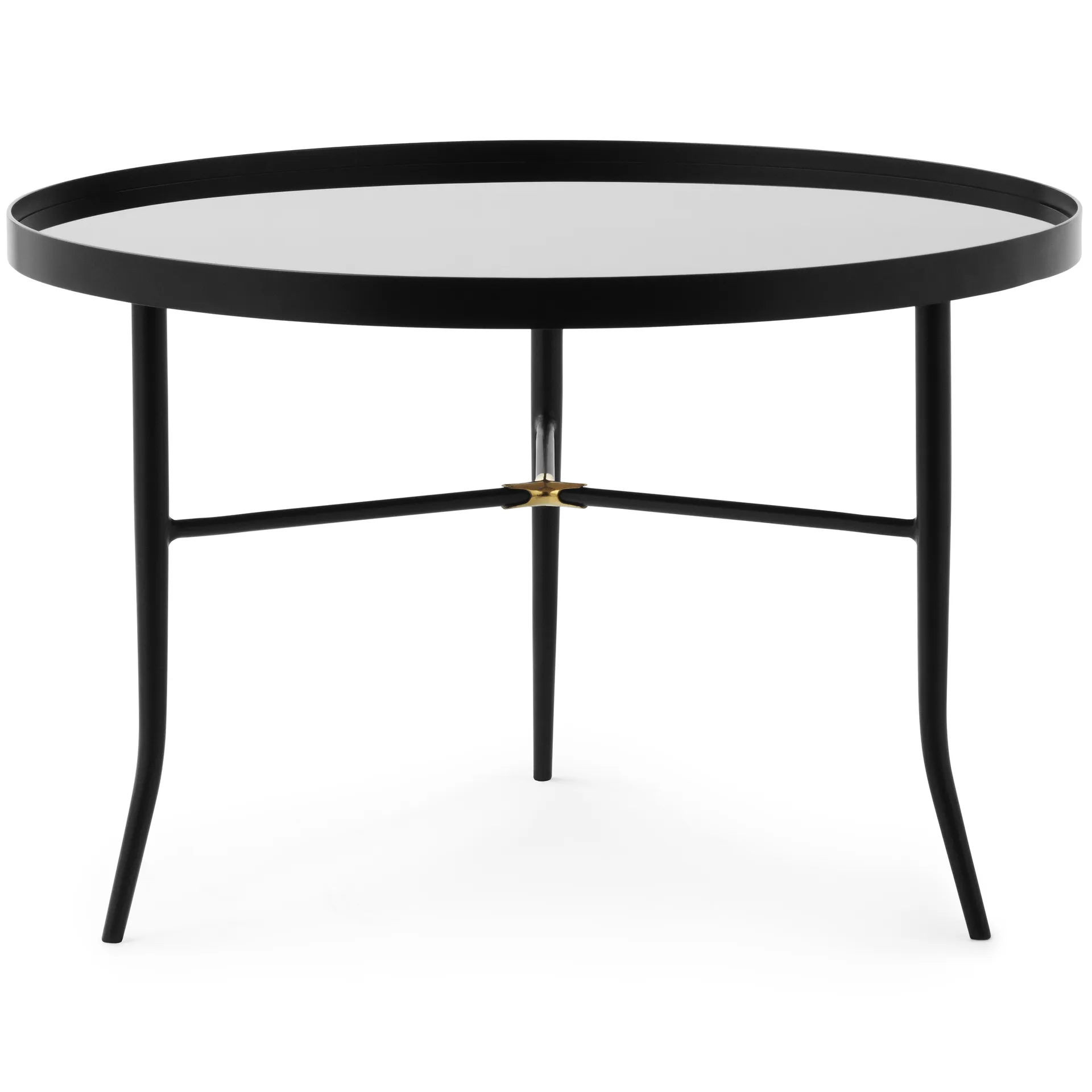 Lug table Ø68 cm, black Normann Copenhagen