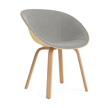 Mat Armchair armchair front upholstered - Remix 133-hemp-beech - Normann Copenhagen