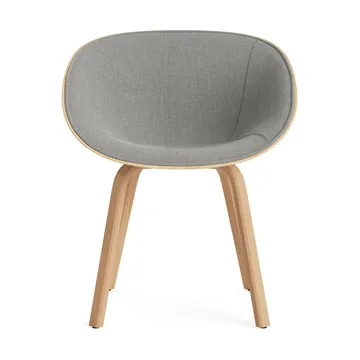 Mat Armchair armchair front upholstered - Remix 133-hemp-beech - Normann Copenhagen