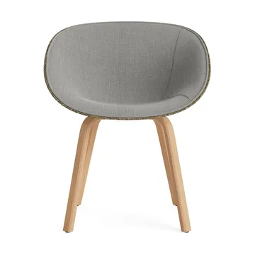 Mat Armchair armchair front upholstered - Remix 133-seaweed-beech - Normann Copenhagen