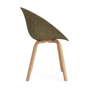 Mat Armchair armchair front upholstered - Remix 133-seaweed-beech - Normann Copenhagen