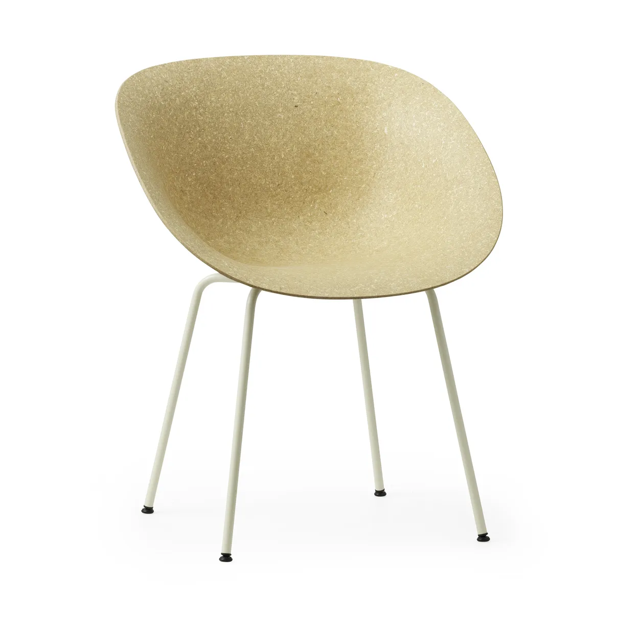 Normann Copenhagen Mat Armchair Hemp-cream steel | Scandinavian Design | Chairs | Beige